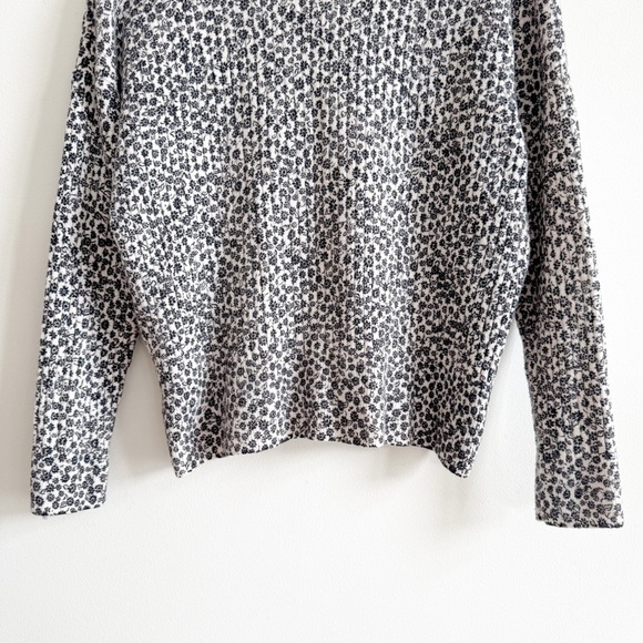 MADEWELL • Vintage Ditsy Cameron Ribbed Cardigan Sweater in Coziest Yarn - Picture 11 of 15